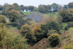 Hafod Arthen Colliery tips, October 2010